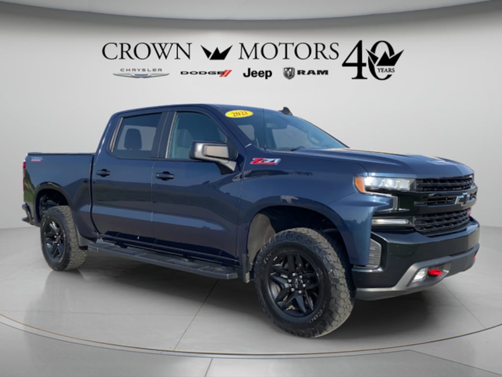 Used 2021 Chevrolet Silverado 1500 LT Trail Boss Truck Crew Cab