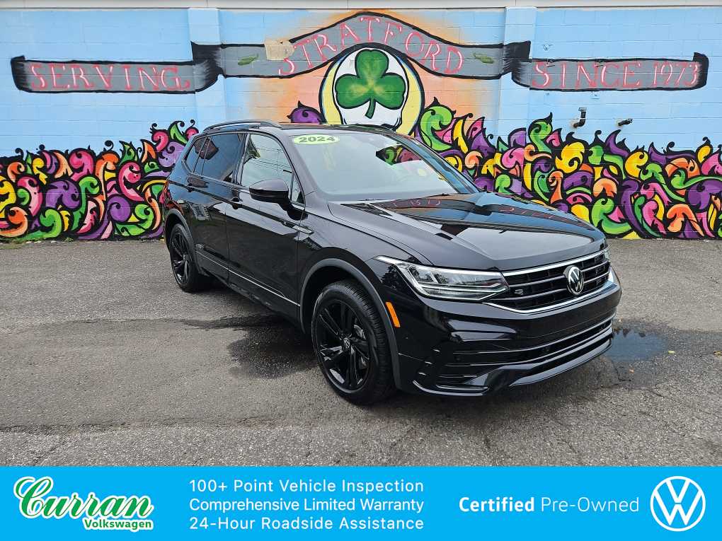 Certified 2024 Volkswagen Tiguan 2.0T SE R-Line Black SUV