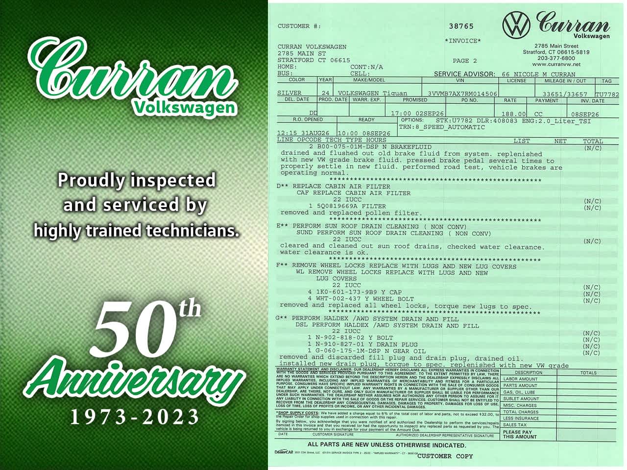 Certified 2024 Volkswagen Tiguan 2.0T SE SUV
