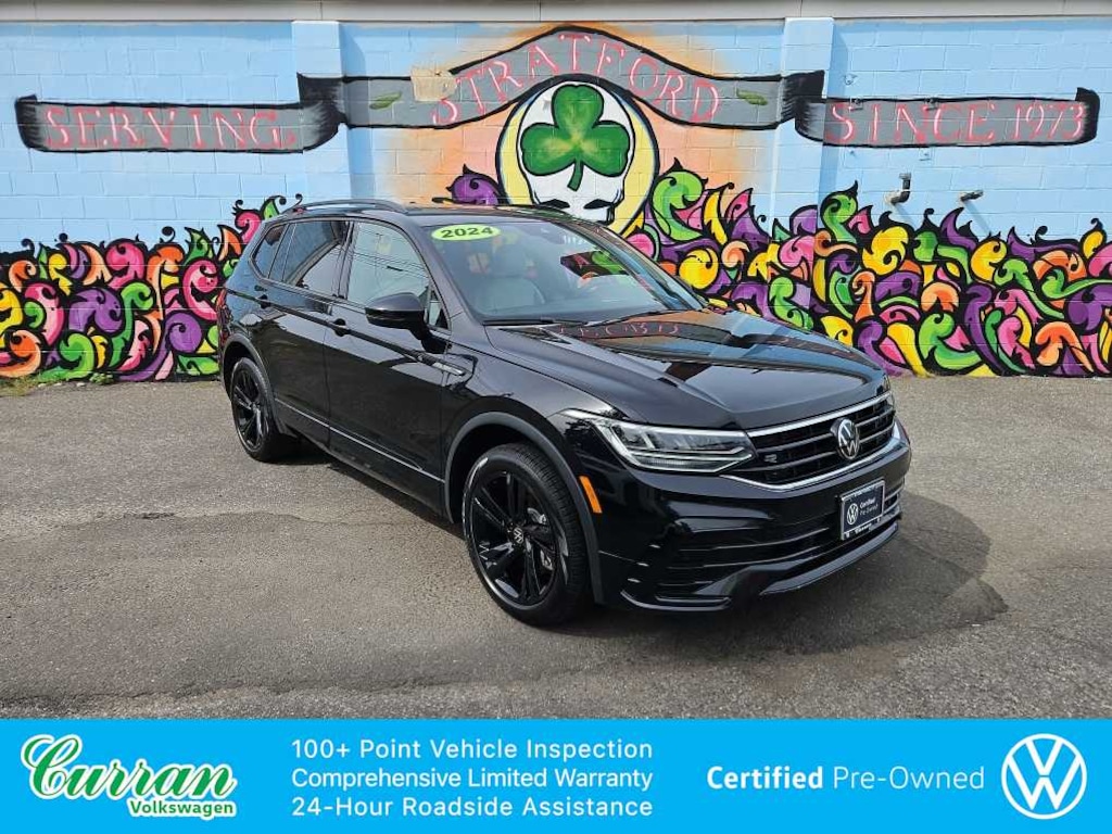 Certified 2024 Volkswagen Tiguan 2.0T SE R-Line Black SUV
