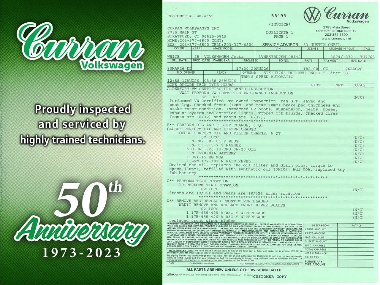 Certified 2025 Volkswagen Jetta 1.5T Sport Sedan