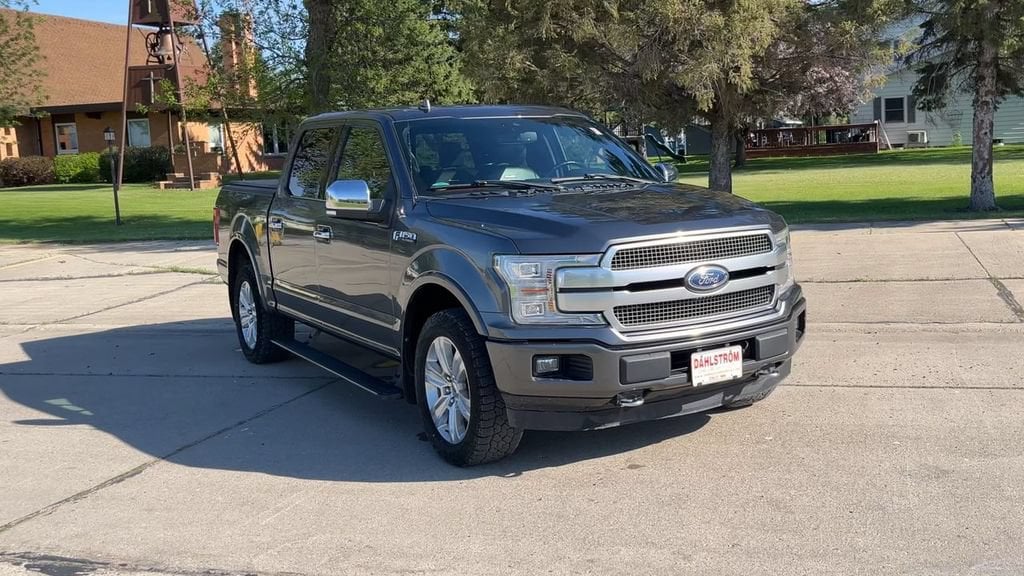 Used 2019 Ford F-150 Platinum with VIN 1FTEW1E42KFA35970 for sale in Oslo, Minnesota