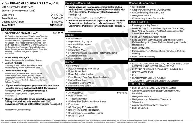 New 2026 Chevrolet Equinox EV LT SUV
