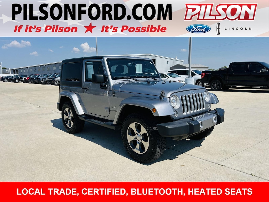 Certified 2017 Jeep Wrangler Sahara SUV