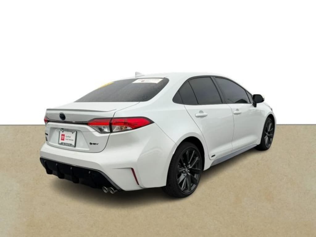 Certified 2025 Toyota Corolla Hybrid SE Sedan