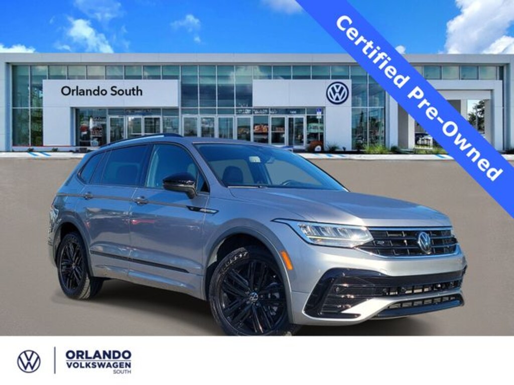 Certified 2022 Volkswagen Tiguan 2.0T SE R-Line Black SUV