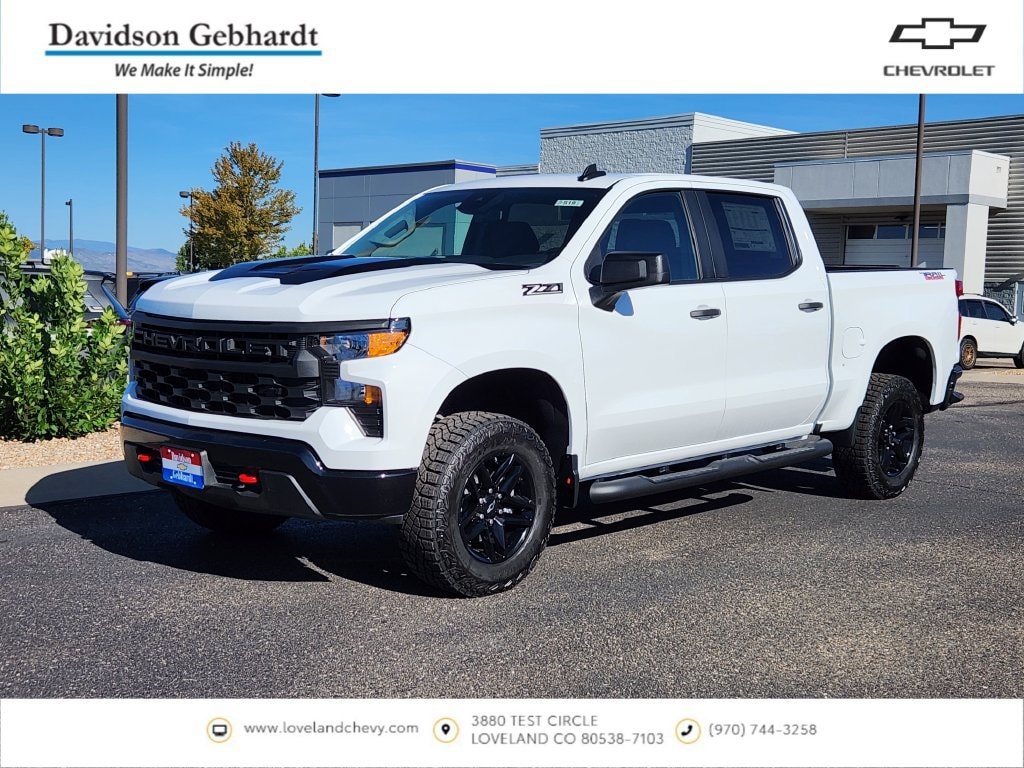 New 2026 Chevrolet Silverado 1500 Custom Trail Boss Truck