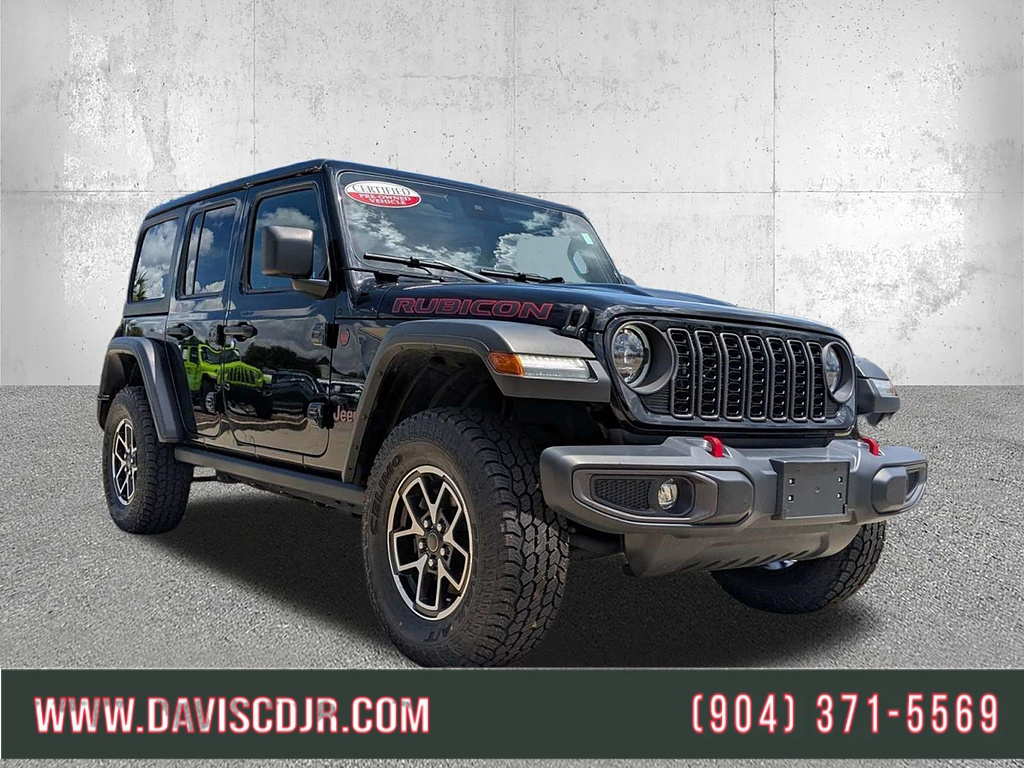Certified 2024 Jeep Wrangler Rubicon