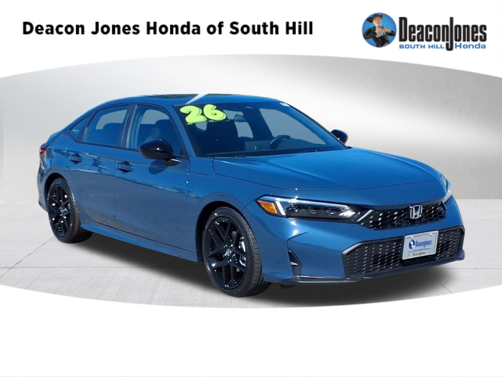 New 2026 Honda Civic Sedan Sport Sport CVT