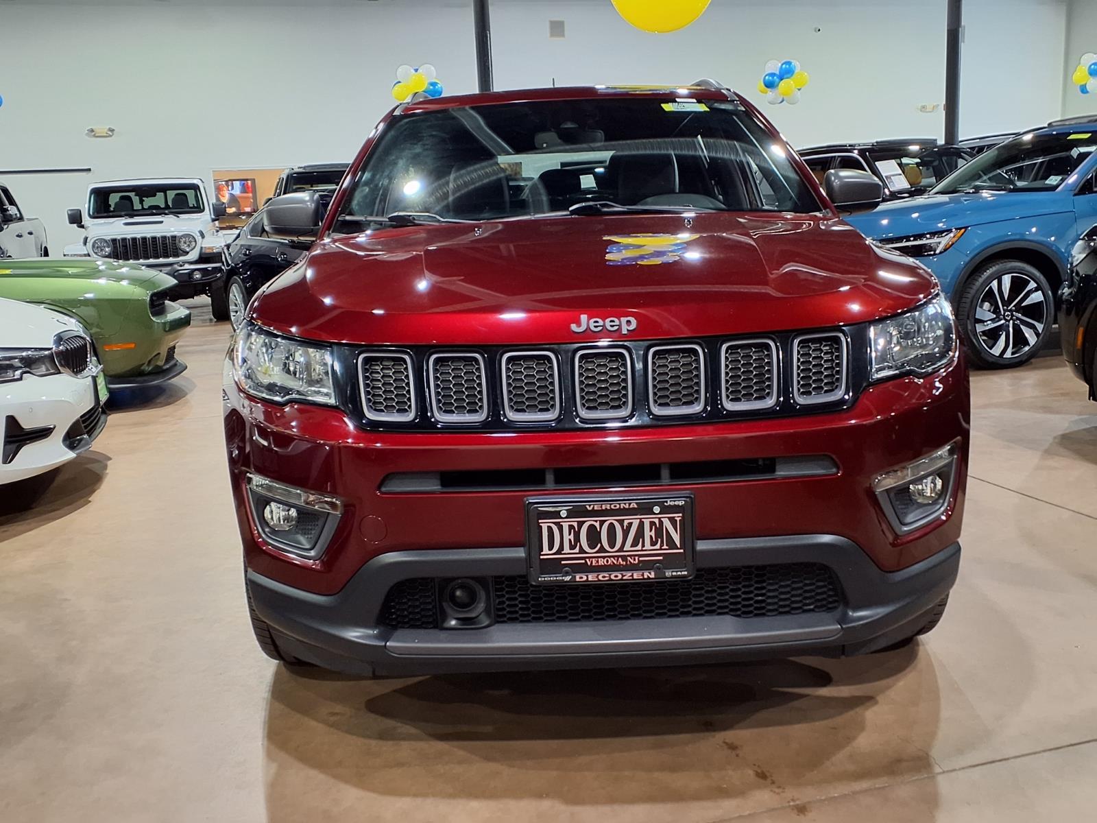 Certified 2021 Jeep Compass 80th Spec. Edition with VIN 3C4NJDEB5MT548265 for sale in Verona, NJ