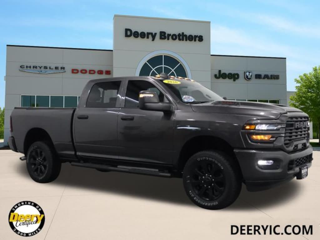 Used 2026 Ram 2500 Black Express 4x4 Truck Crew Cab