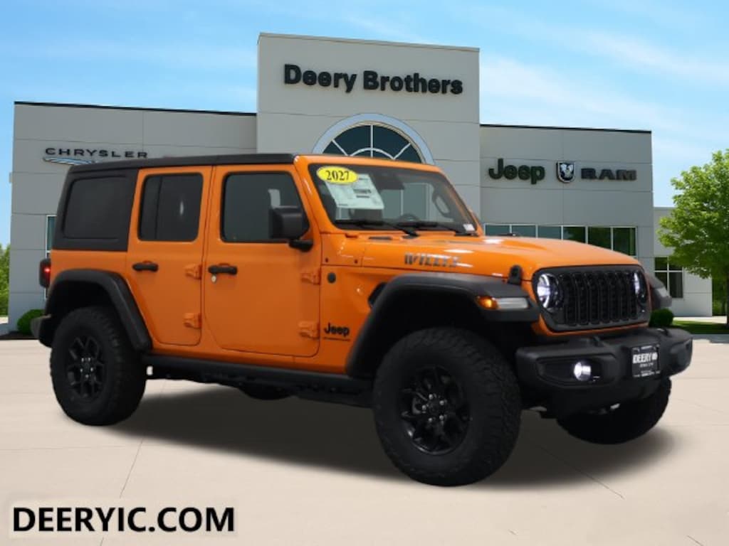 New 2027 Jeep Wrangler 4-DOOR WILLYS Sport Utility