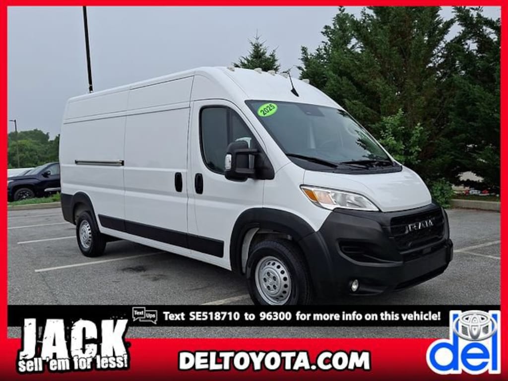 Used 2025 Ram Promaster Cargo Van Tradesman Van Cargo Van