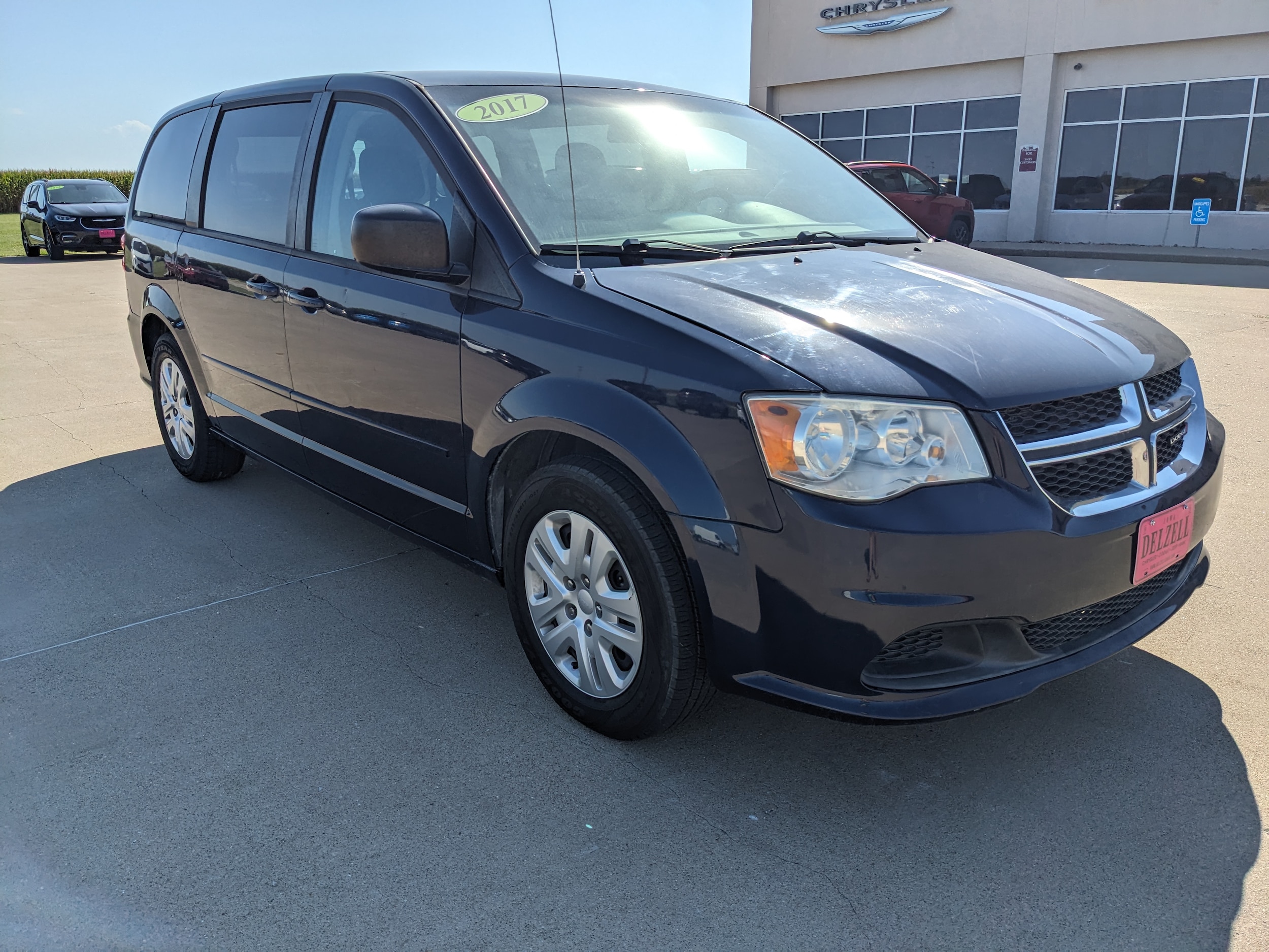 Used 2017 Dodge Grand Caravan SE with VIN 2C4RDGBGXHR726755 for sale in Wapello, IA