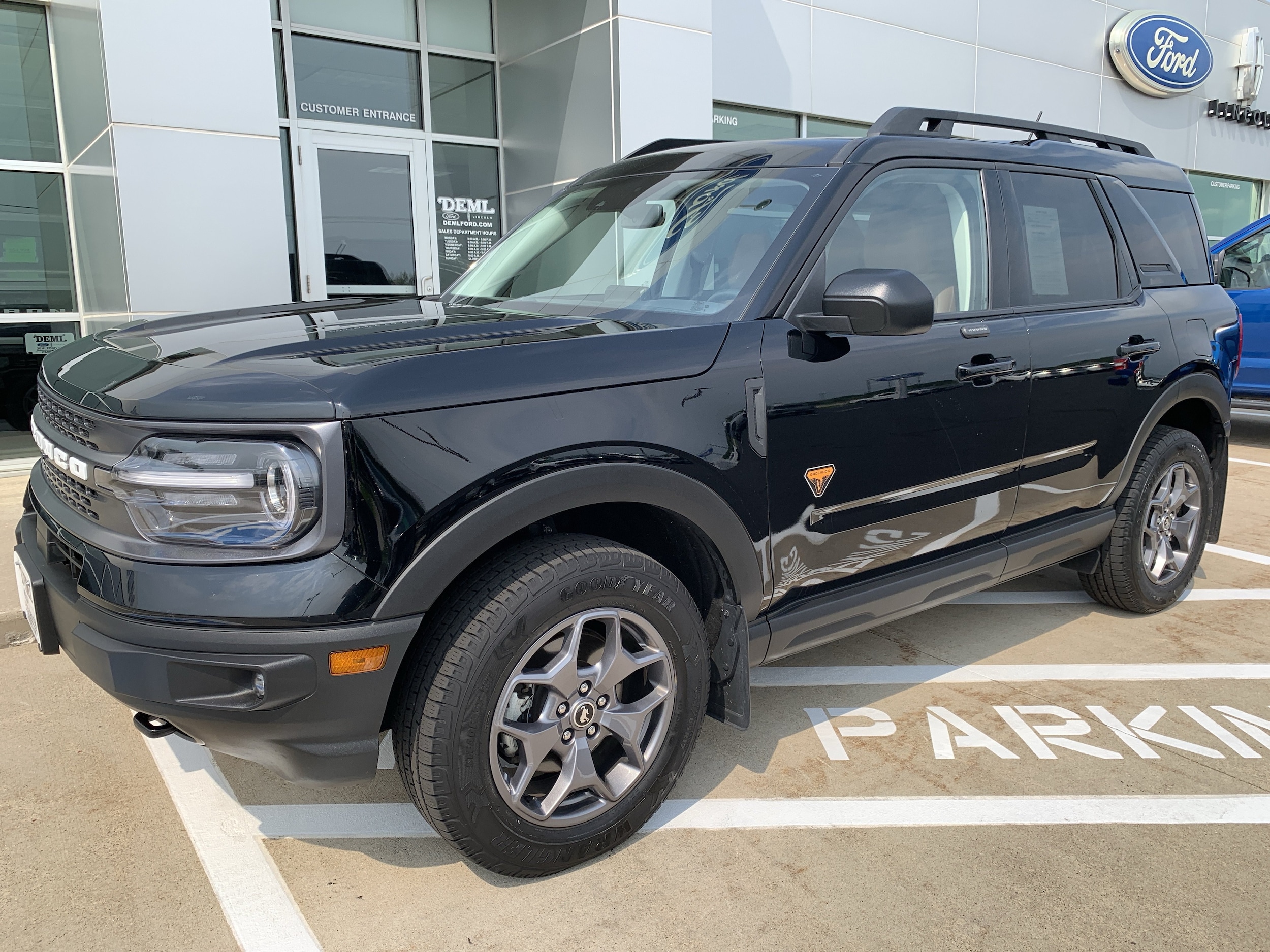 Used 2024 Ford Bronco Sport Badlands with VIN 3FMCR9D95RRE07031 for sale in Waseca, Minnesota