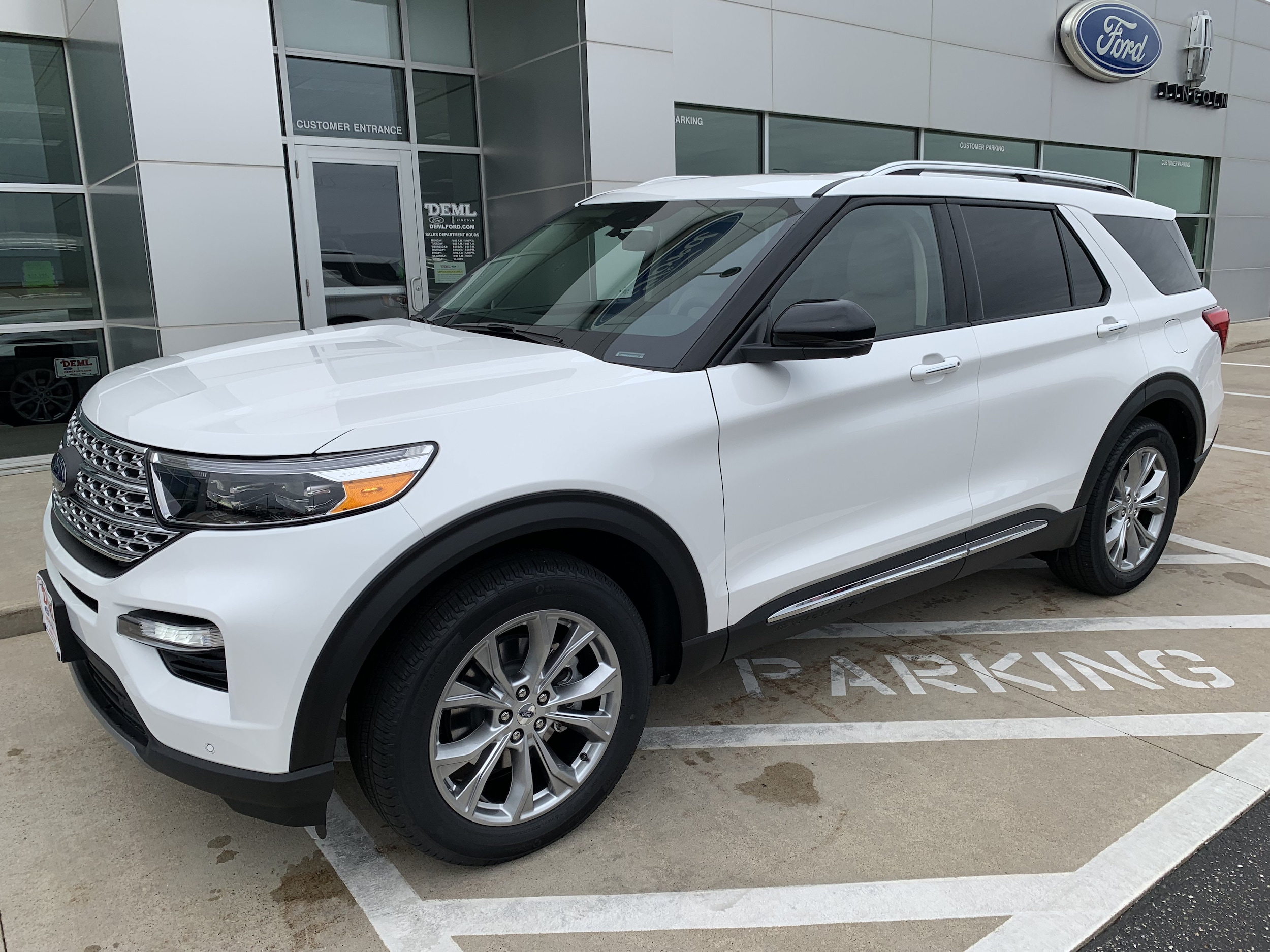 Used 2022 Ford Explorer Limited with VIN 1FMSK8FH1NGA43237 for sale in Waseca, Minnesota