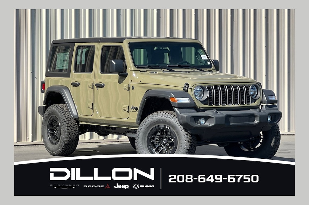 New 2026 Jeep Wrangler 4-DOOR SPORT Sport Utility