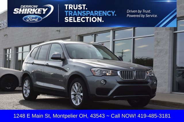 Bargain Used 2016 BMW X3 xDrive28i with MOONROOF and HEATED SEATS SUV in Montpelier OH