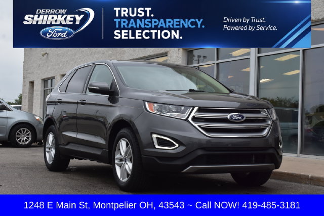 Bargain Used 2016 Ford Edge SEL with HEATED LEATHER SEATING, remote start AND SUV in Montpelier OH