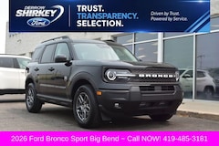 New 2026 Ford Bronco Sport Big Bend SUV in Montpelier OH