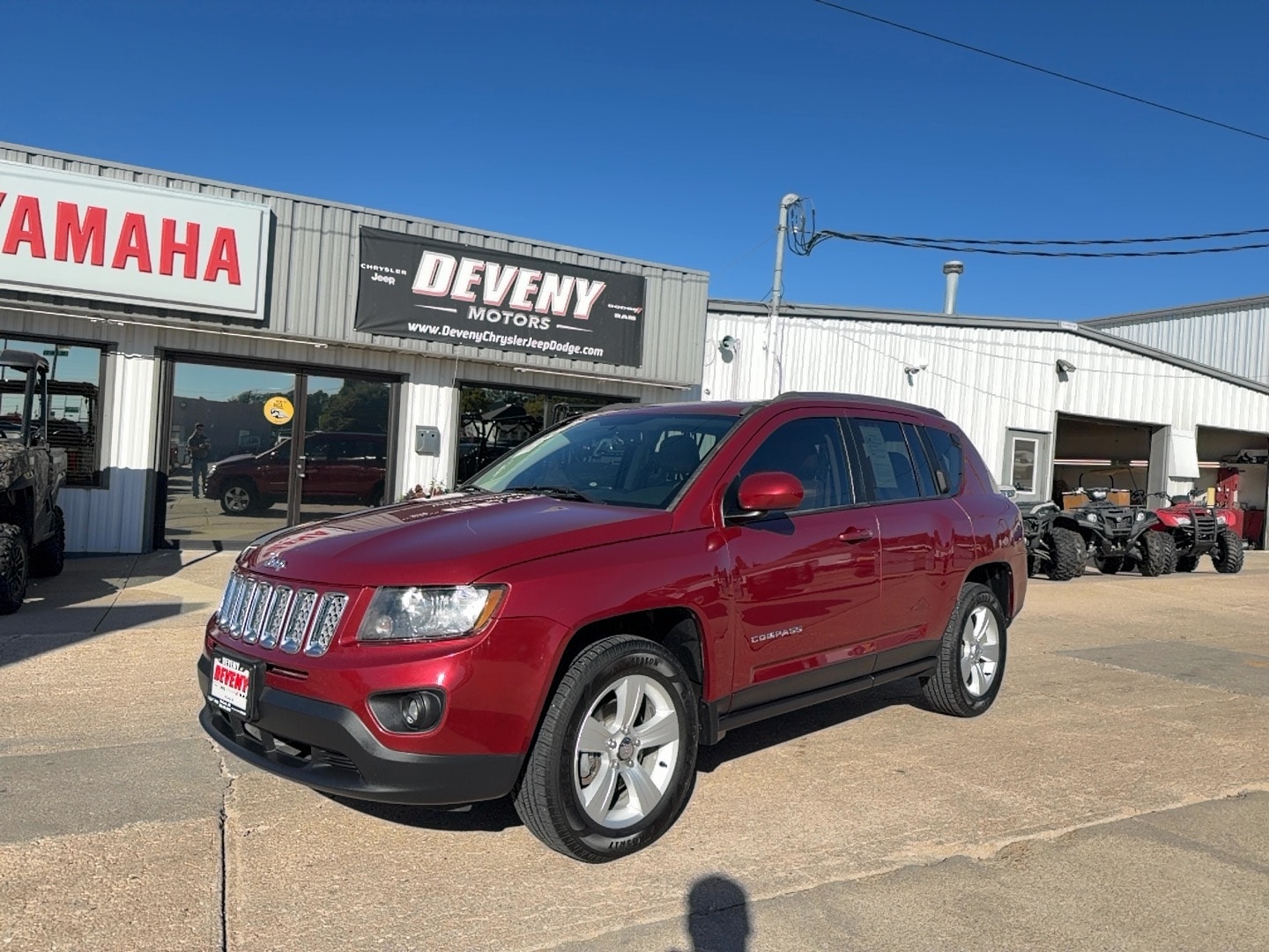 Used 2014 Jeep Compass Latitude with VIN 1C4NJDEB5ED511708 for sale in McCook, NE