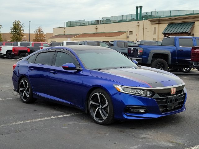 Used 2018 Honda Accord Sport with VIN 1HGCV1F34JA014924 for sale in Southgate, MI