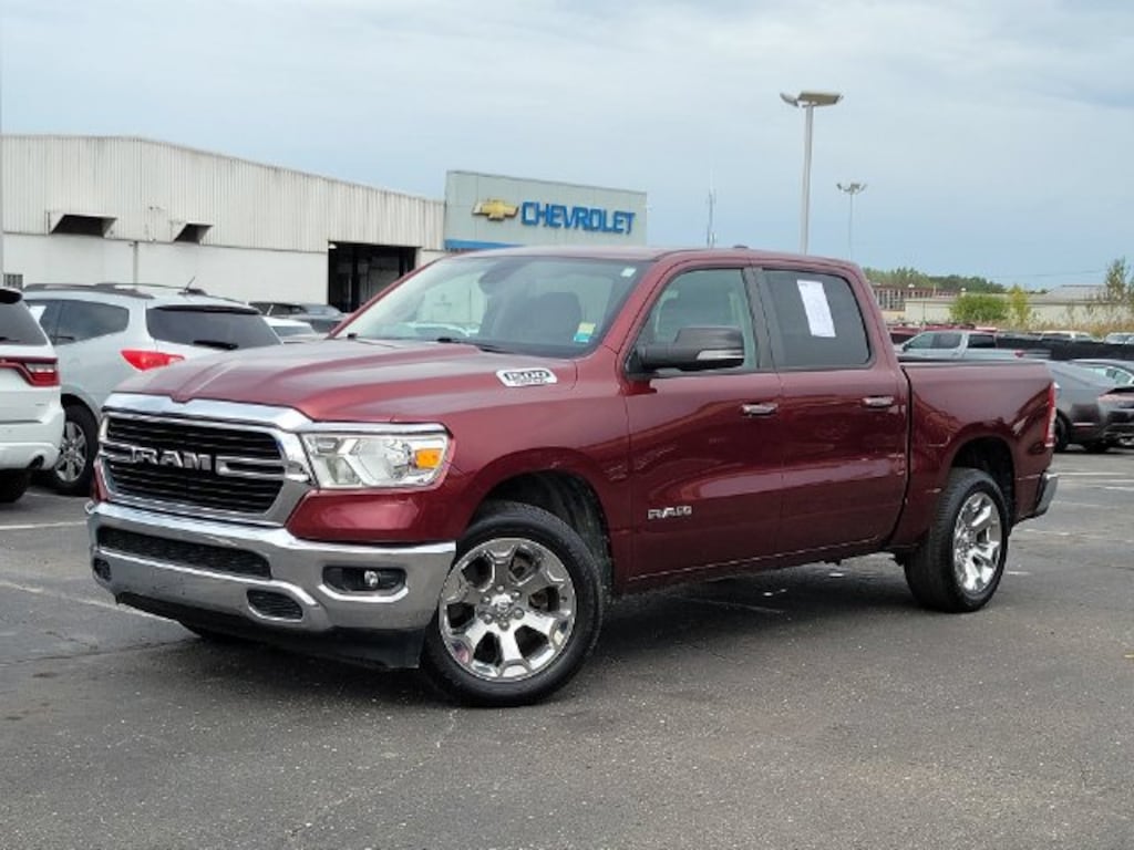 Used 2020 Ram 1500 Big Horn Crew Cab 4x4 57 Box Truck