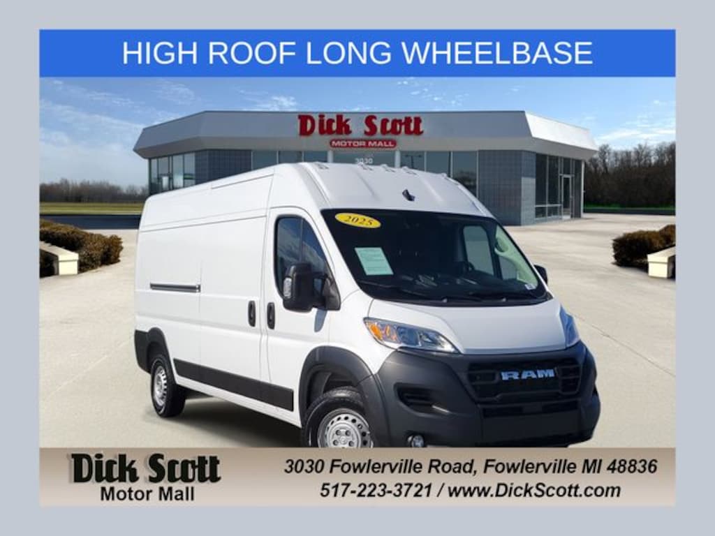 Used 2025 Ram Promaster 2500 High Roof Cargo Van