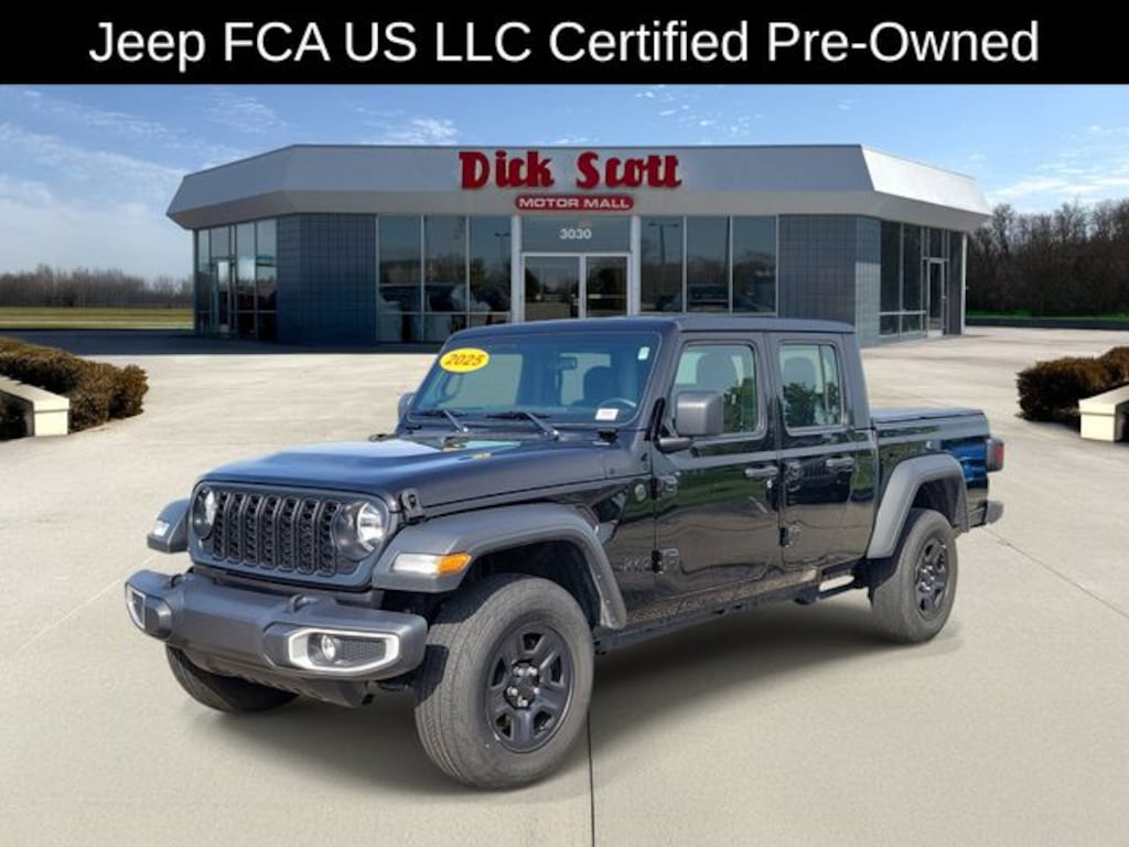Certified 2025 Jeep Gladiator Sport Truck