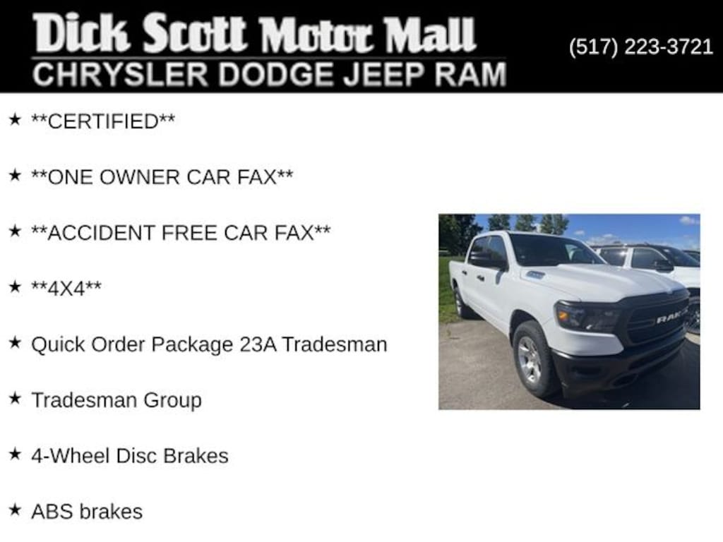 Used 2023 Ram 1500 Tradesman Truck