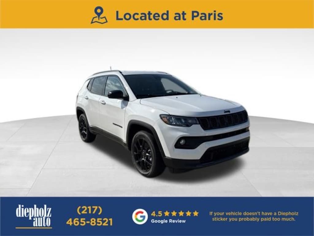 New 2026 Jeep Compass LATITUDE ALTITUDE 4X4 Sport Utility