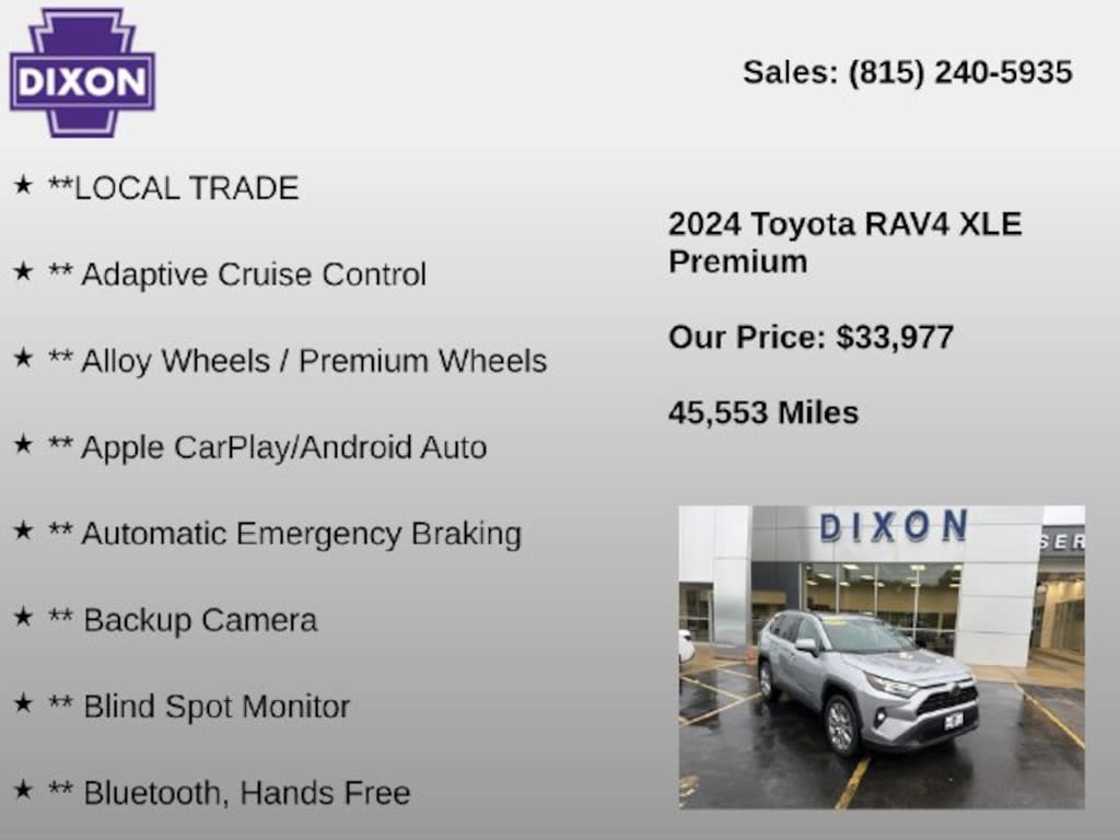 Used 2024 Toyota RAV4 XLE Premium SUV