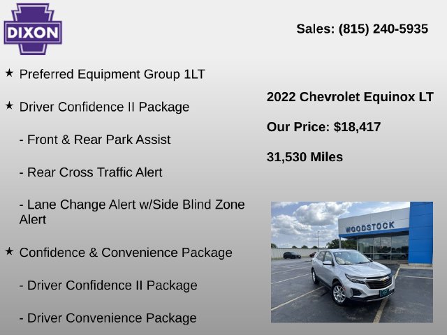Used 2022 Chevrolet Equinox LT SUV