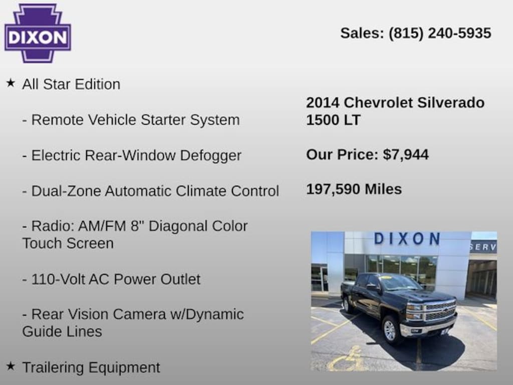 Used 2014 Chevrolet Silverado 1500 LT Truck