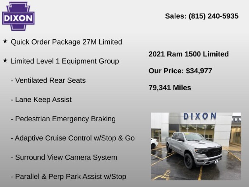 Used 2021 Ram 1500 Limited Truck