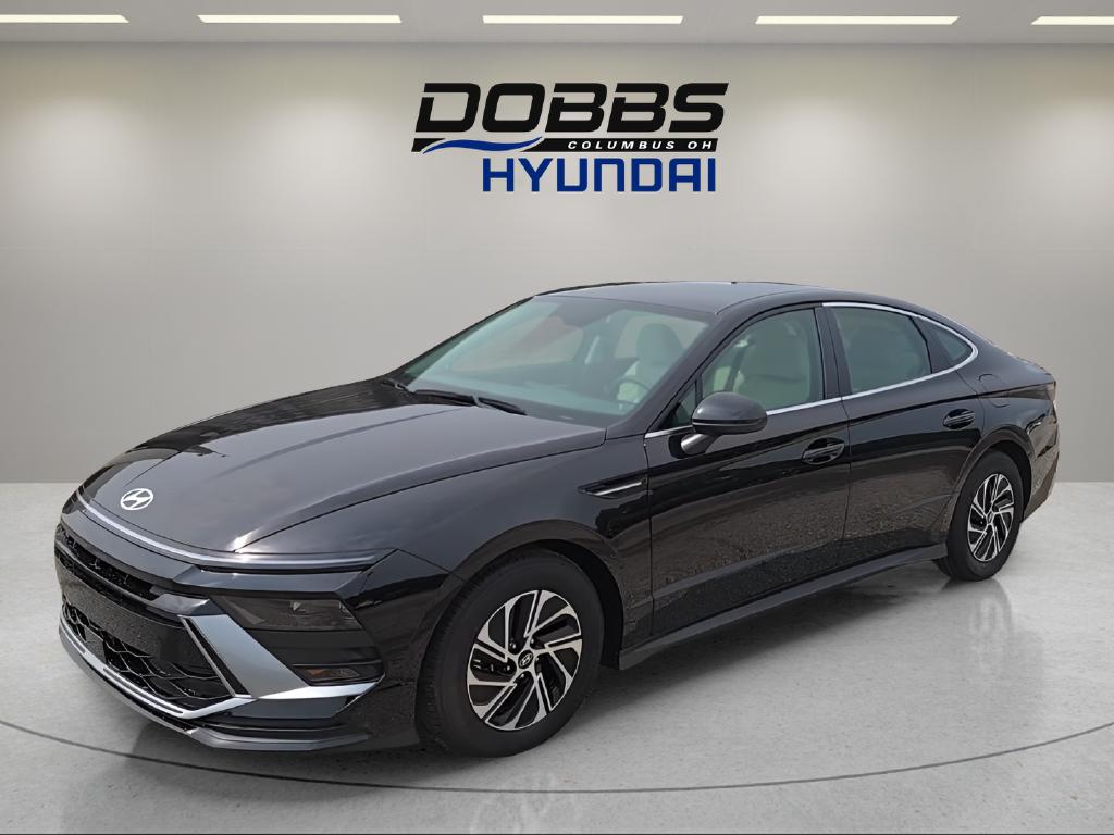 New 2026 Hyundai Sonata Hybrid Blue Sedan