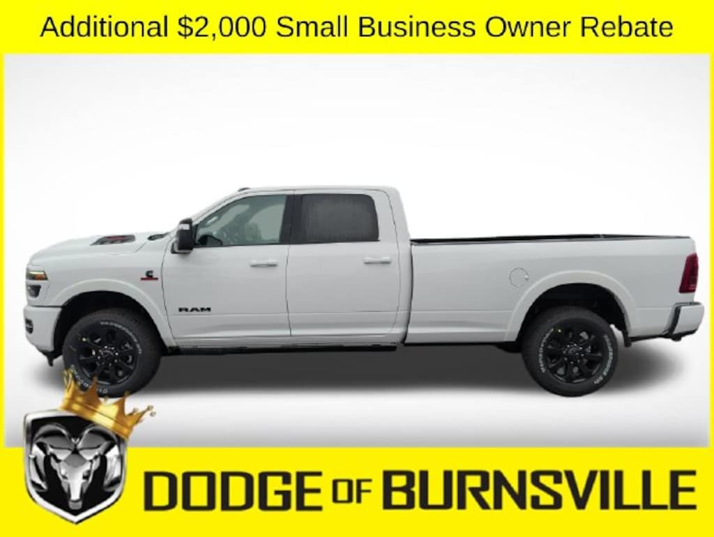 New 2027 Ram 3500 LARAMIE CREW CAB 4X4 8' BOX Pickup