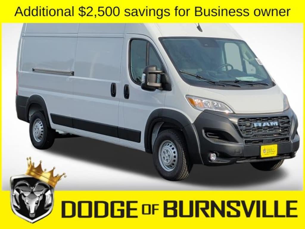 New 2026 Ram ProMaster PROMASTER 2500 TRADESMAN CARGO VAN HIGH ROOF 159' Cargo Van