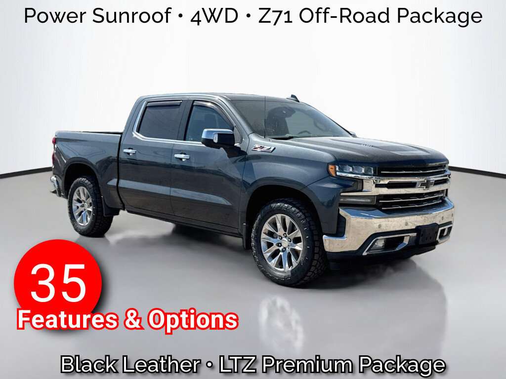 Used 2019 Chevrolet Silverado 1500 LTZ Crew Cab Pickup