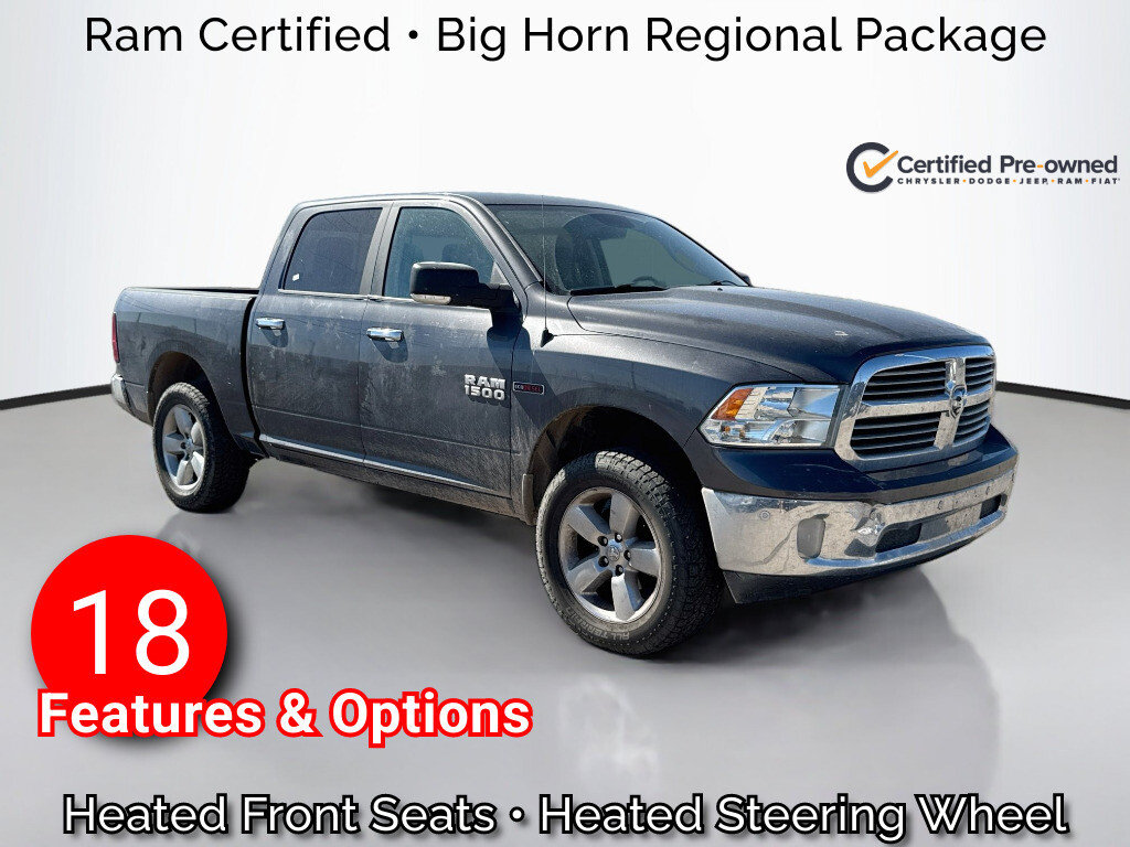 Certified 2017 Ram 1500 Big Horn Crew Cab Pickup