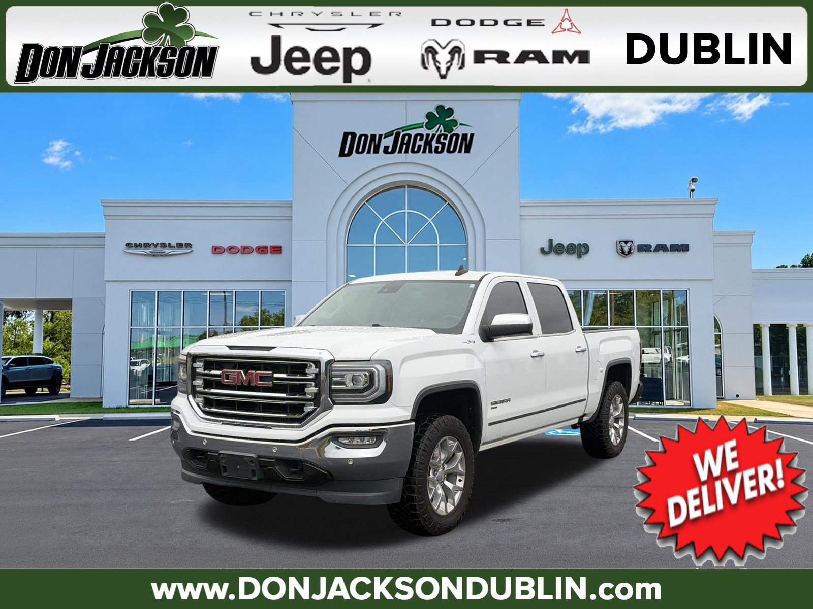 Used 2018 GMC Sierra 1500 SLT Truck Crew Cab