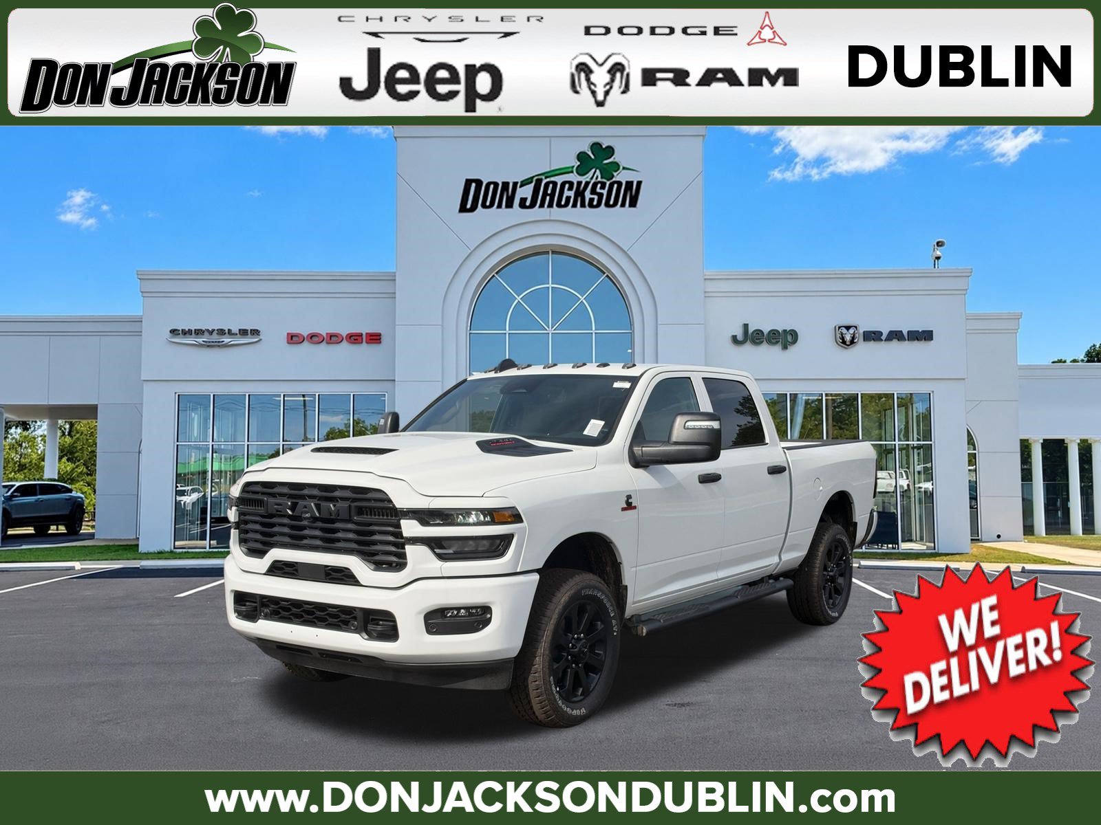 New 2026 Ram 2500 BLACK EXPRESS CREW CAB 4X4 6'4 BOX Pickup