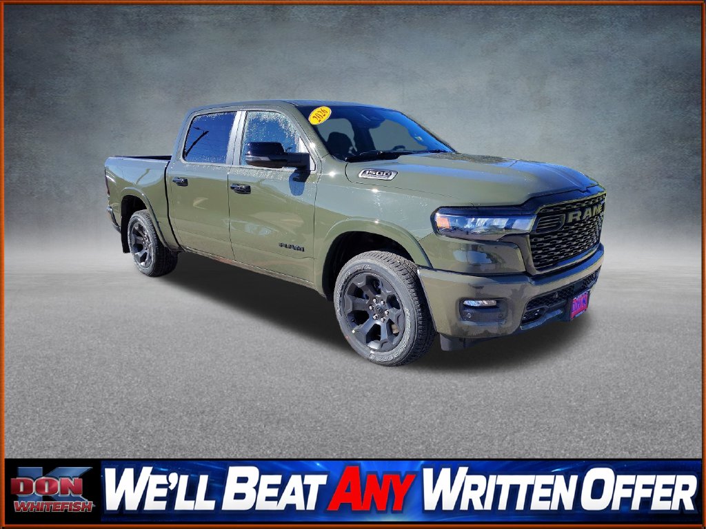 New 2026 Ram 1500 BIG HORN CREW CAB 4X4 5'7 BOX Pickup for sale in Whitefish, MT