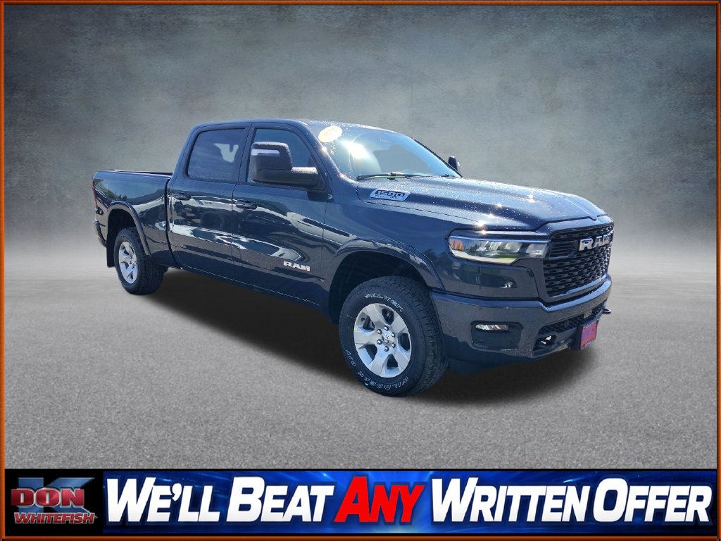 New 2026 Ram 1500 BIG HORN CREW CAB 4X4 6'4 BOX Pickup for sale in Whitefish, MT