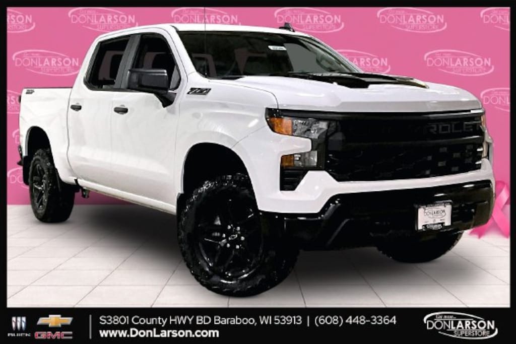 New 2026 Chevrolet Silverado 1500 Custom Trail Boss Truck