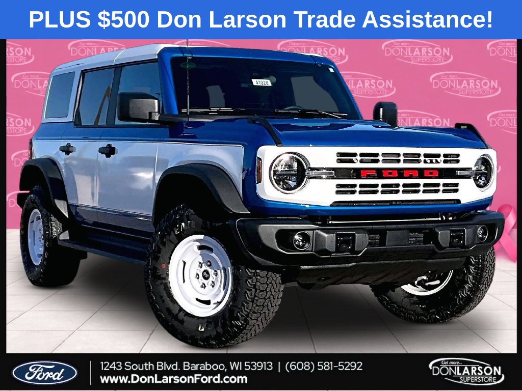 New 2026 Ford Bronco Custom Heritage Edition SUV