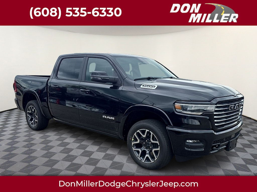 New 2026 Ram 1500 Laramie Crew Cab 4x4 5’7” Box Pickup