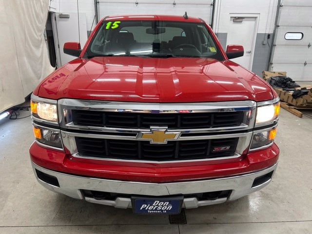 Used 2015 Chevrolet Silverado 1500 LT with VIN 3GCUKREC3FG324681 for sale in Spencer, IA