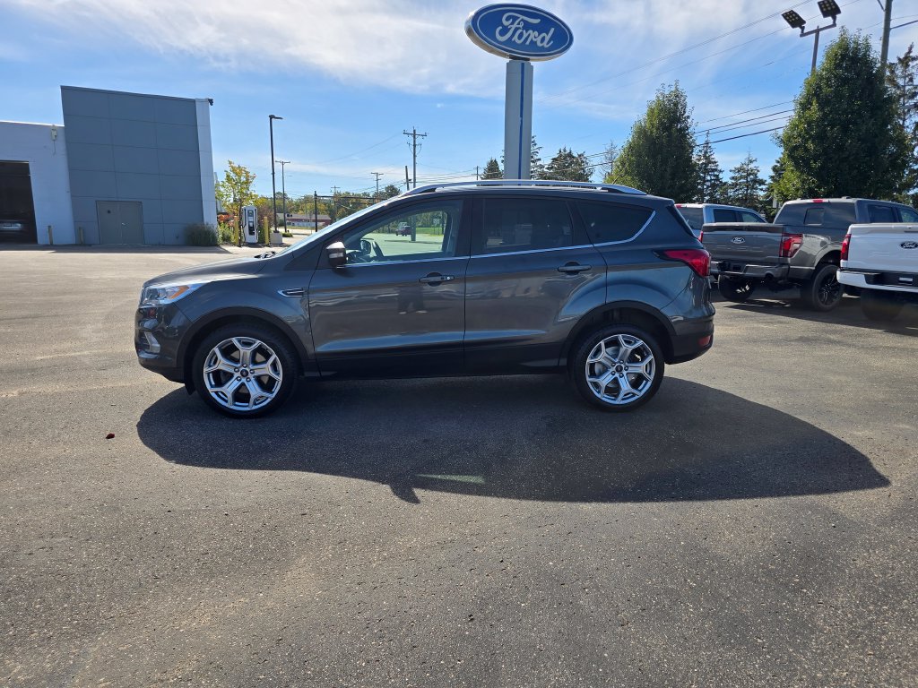 Certified 2019 Ford Escape Titanium with VIN 1FMCU9J9XKUB50014 for sale in South Haven, MI