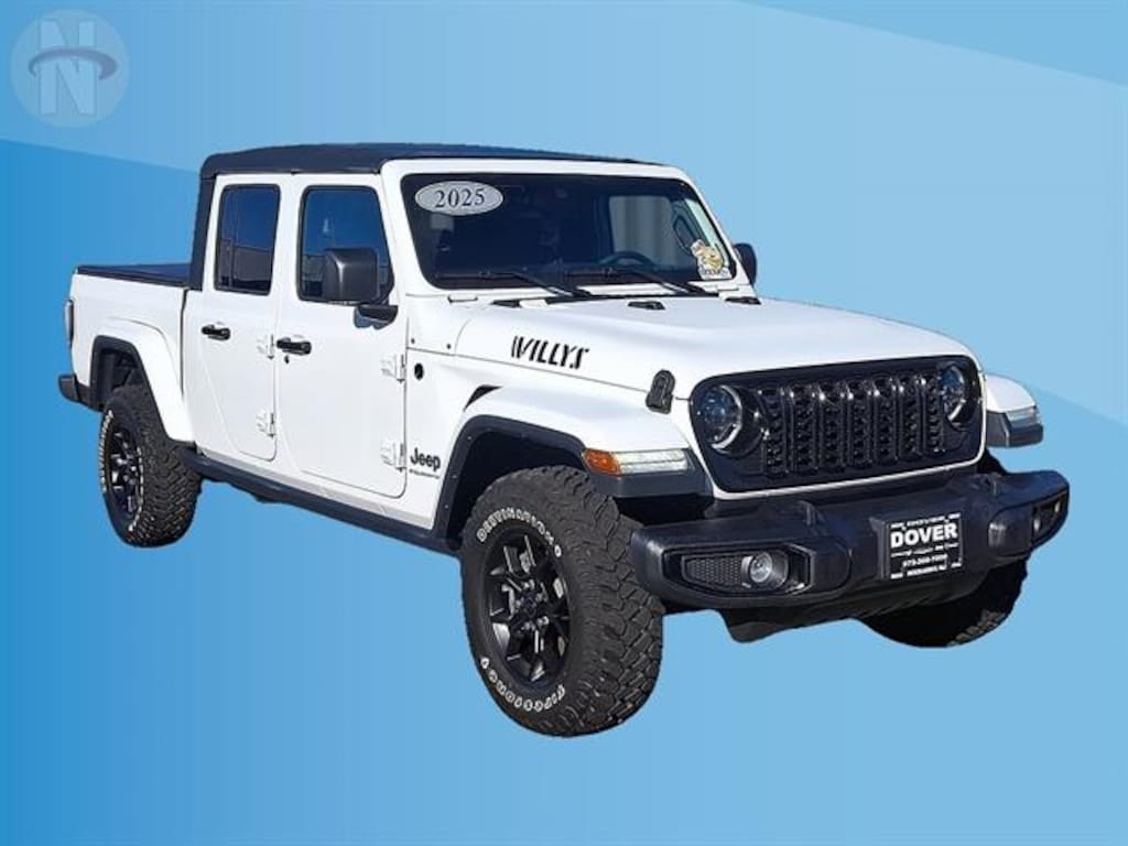 Certified 2025 Jeep Gladiator Willys Truck Crew Cab